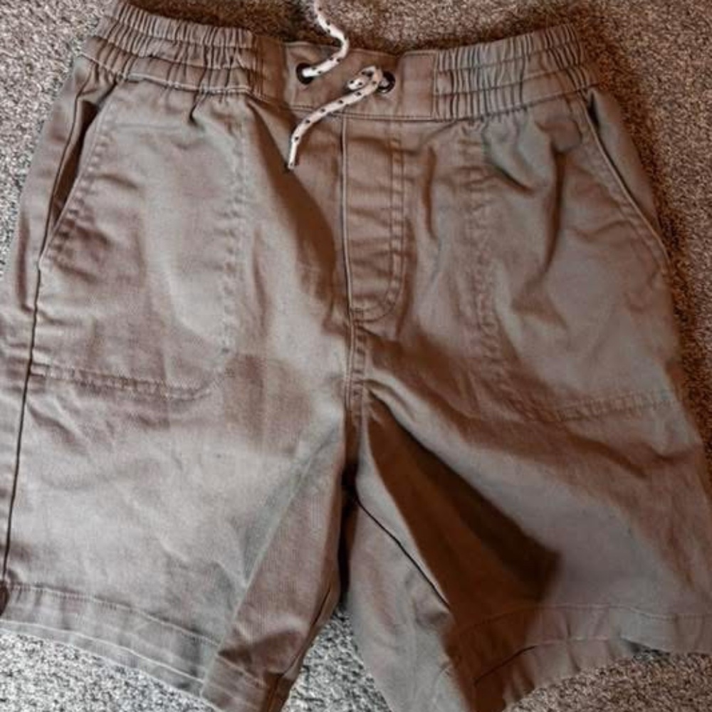 Janie and Jack Khaki Pull on Shorts (Size 8)